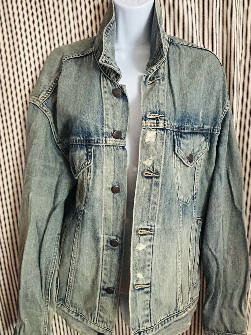 Able Faded Light Blue Denim Jacket